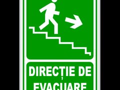 indicator pentru directie de urgenta scari dreapta in jos