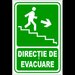 indicator pentru directie de urgenta scari dreapta in jos